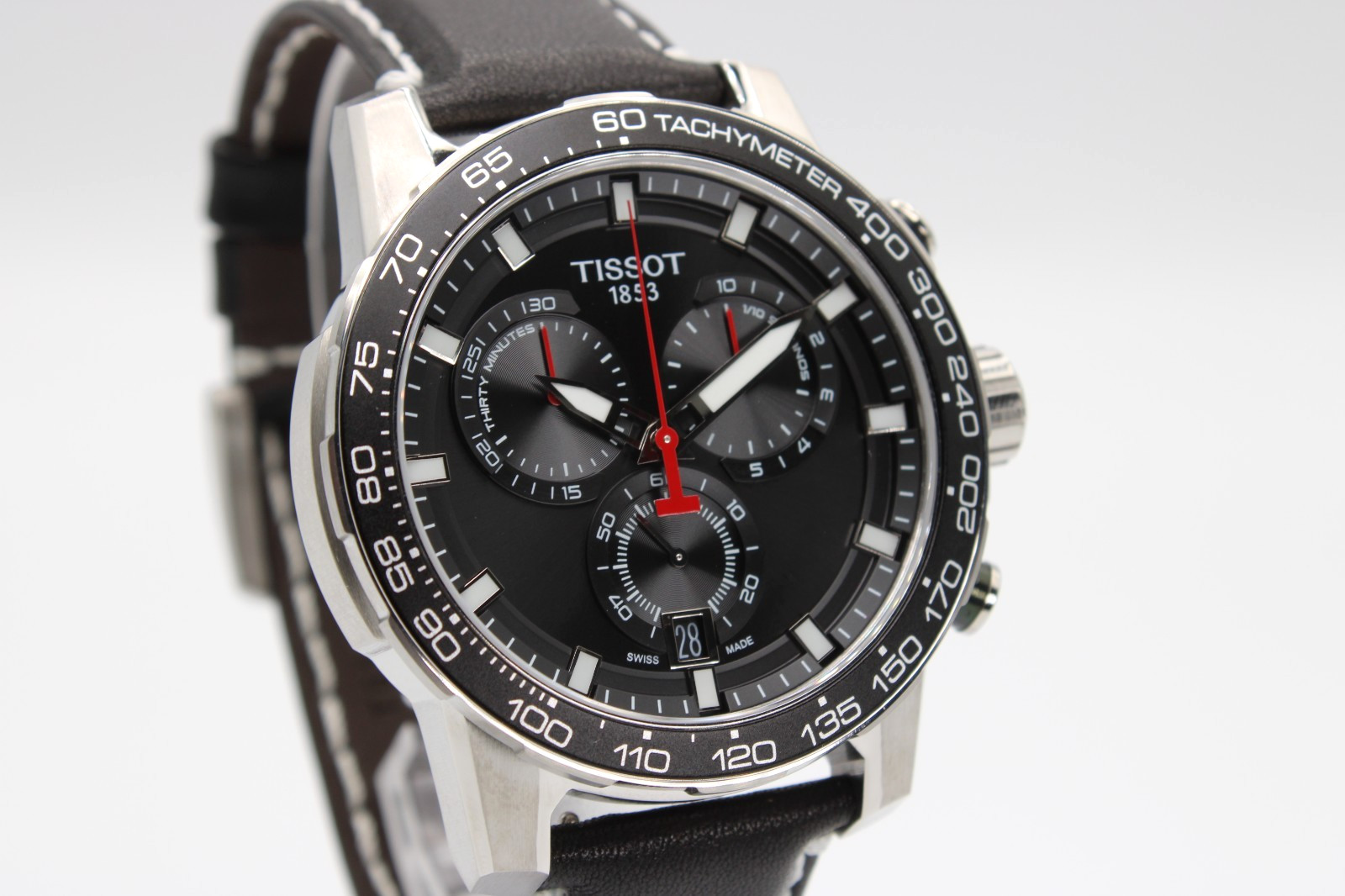 TISSOT Supersport Chrono T125.617.16.051.00 Quartz Black Dial Men’s Watch 45.5mm
