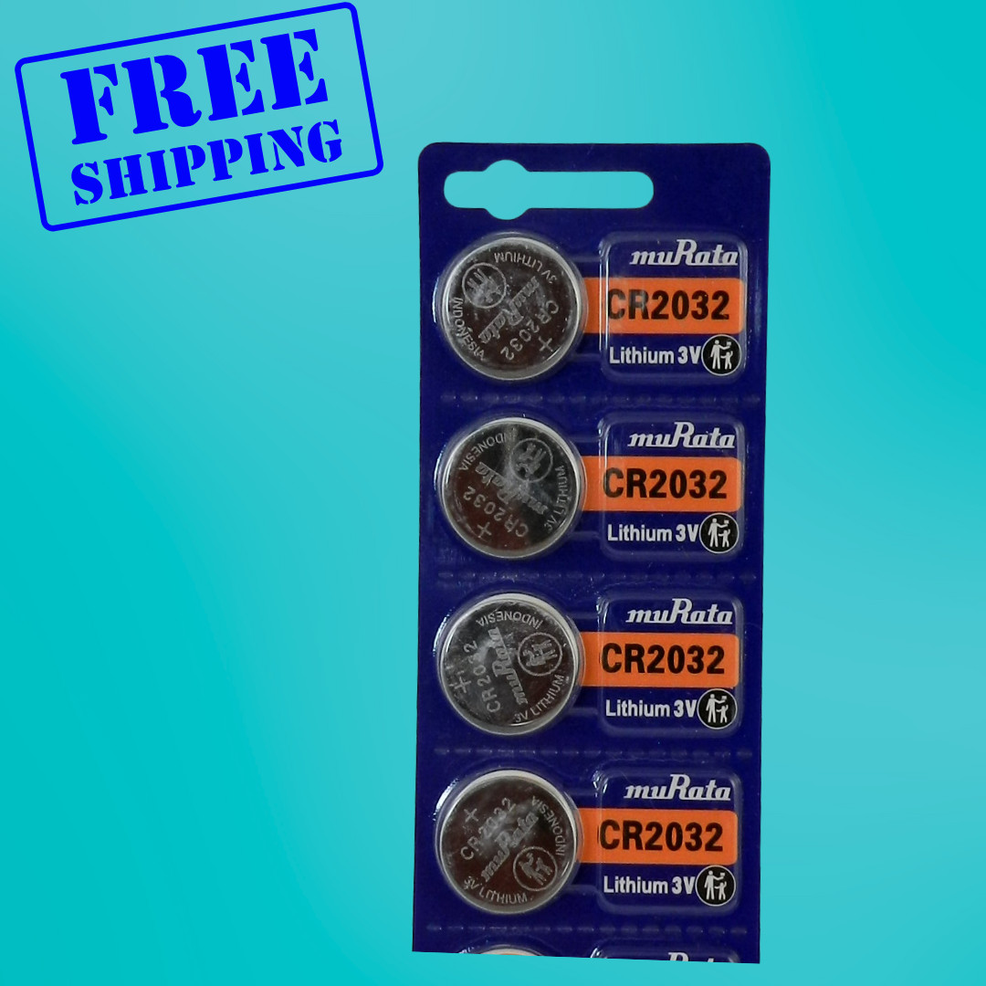 Murata / Sony CR2032 LITHIUM 3V BATTERY 4Pc