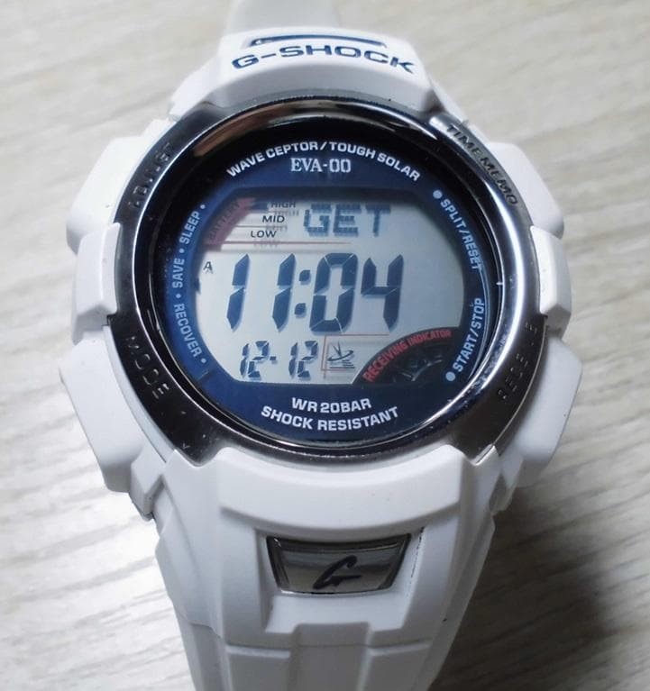 Casio G-Shock GW-300 Evangelion EVA-00 Ayanami Rei Tough Solar Wave Ceptor Watch