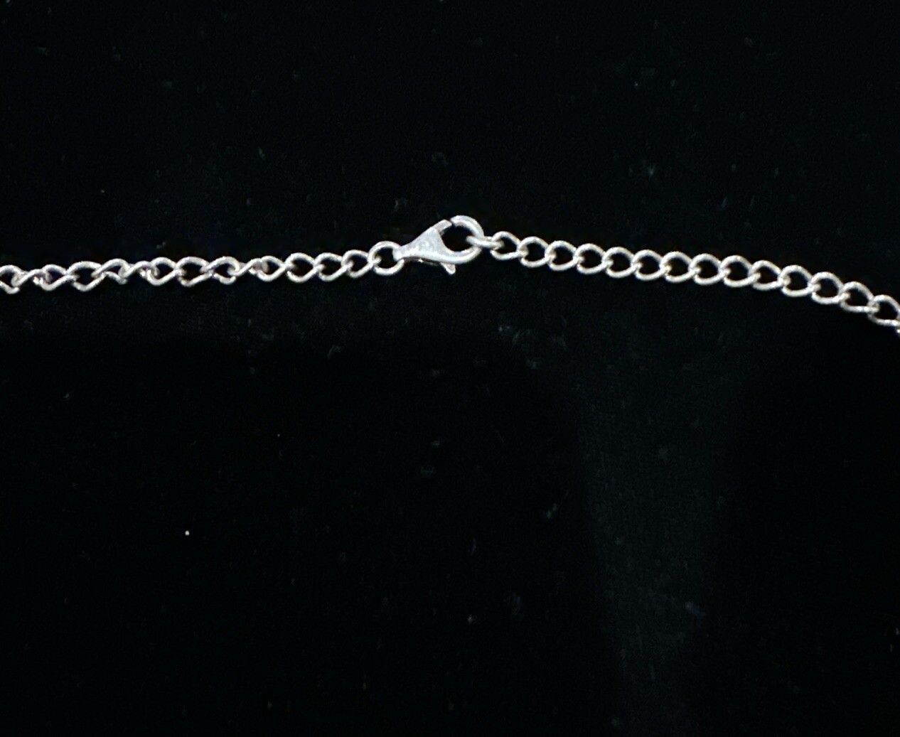 Designer Signed C^A Thailand 925 Sterling Silver Swirl Disk Choker Necklace 17”