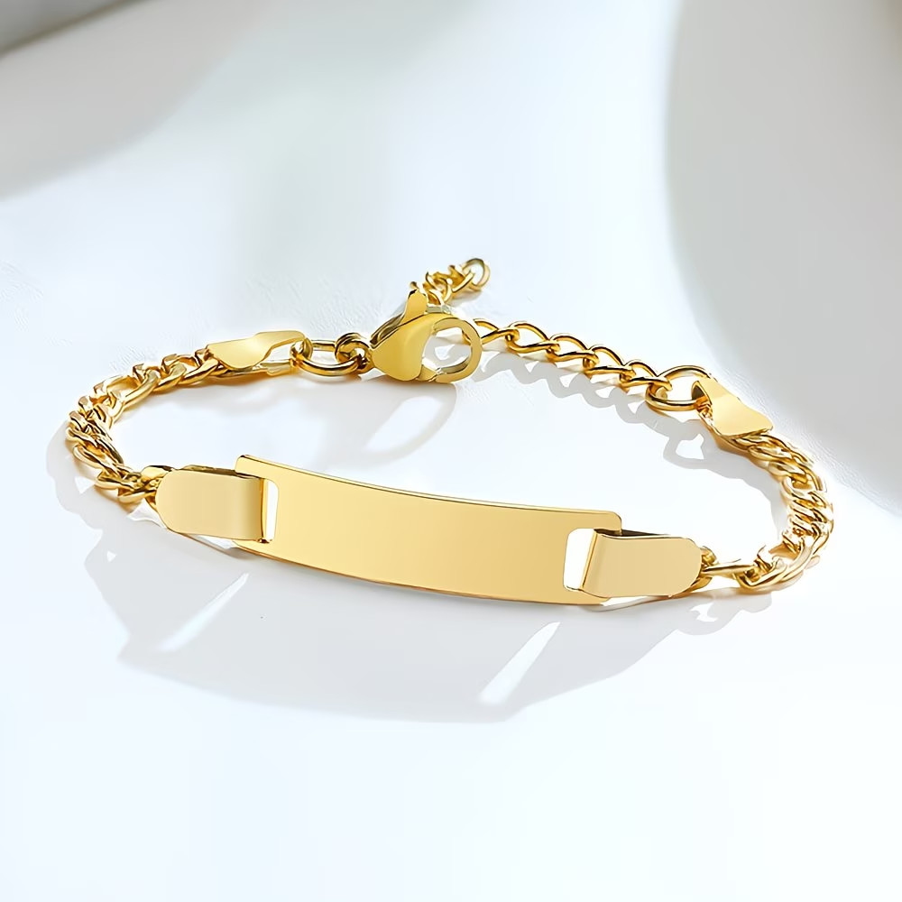 Two Stainless Steel gold baby bracelet
