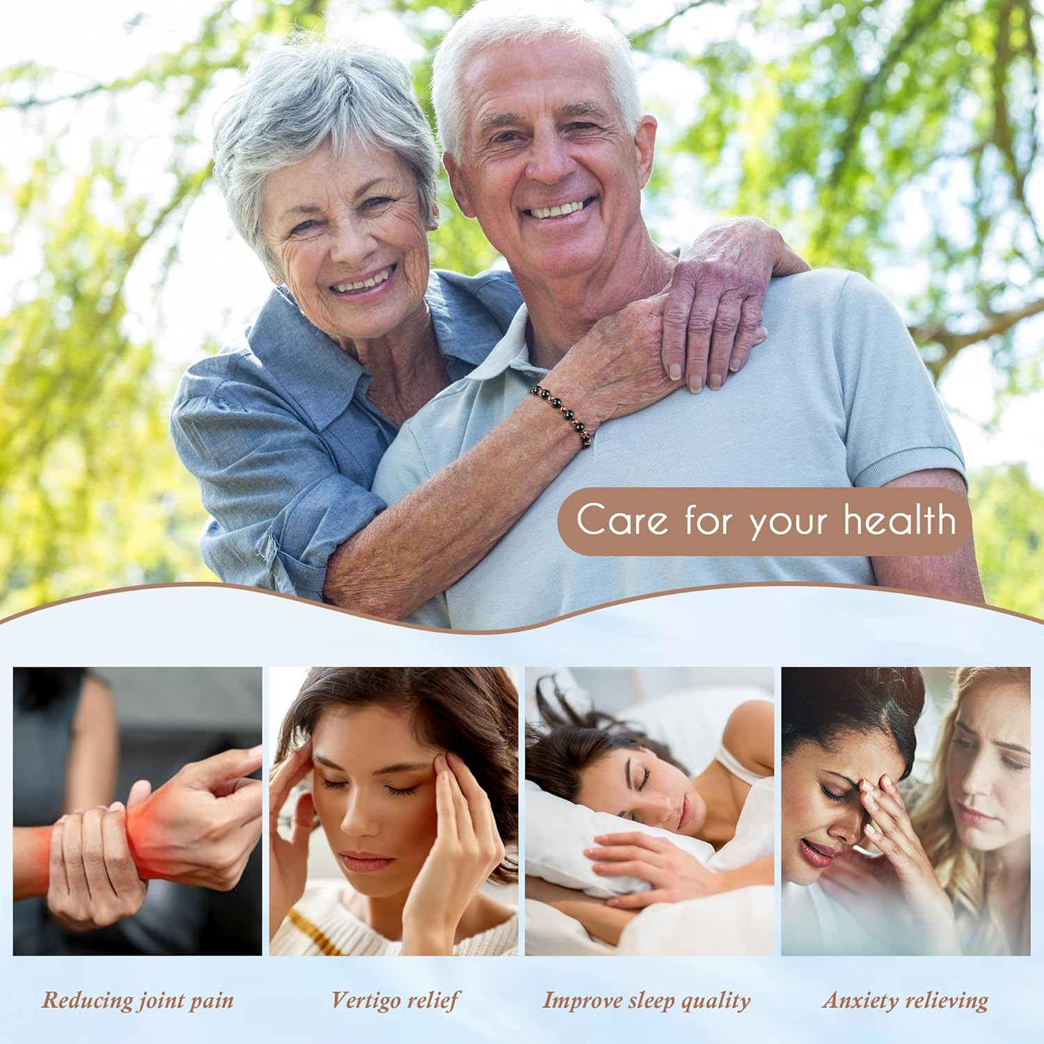 Copper Bracelets for Women Magnetic Bracelets for Men 99.9% Pure Copper Jewelry