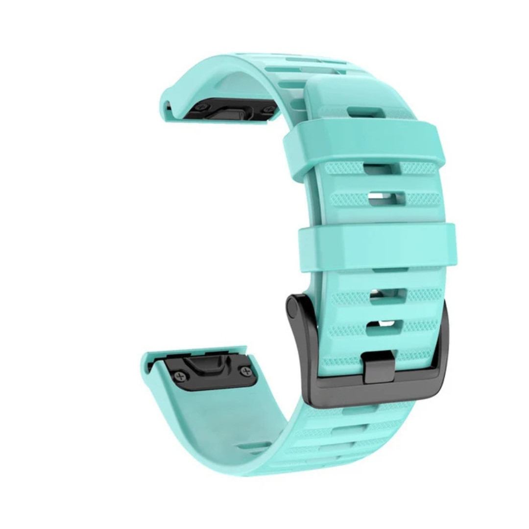 For Garmin Fenix 3 5X 6 Pro 6X 7 7X Sapphire Quickfit Silicone Watch Band Strap