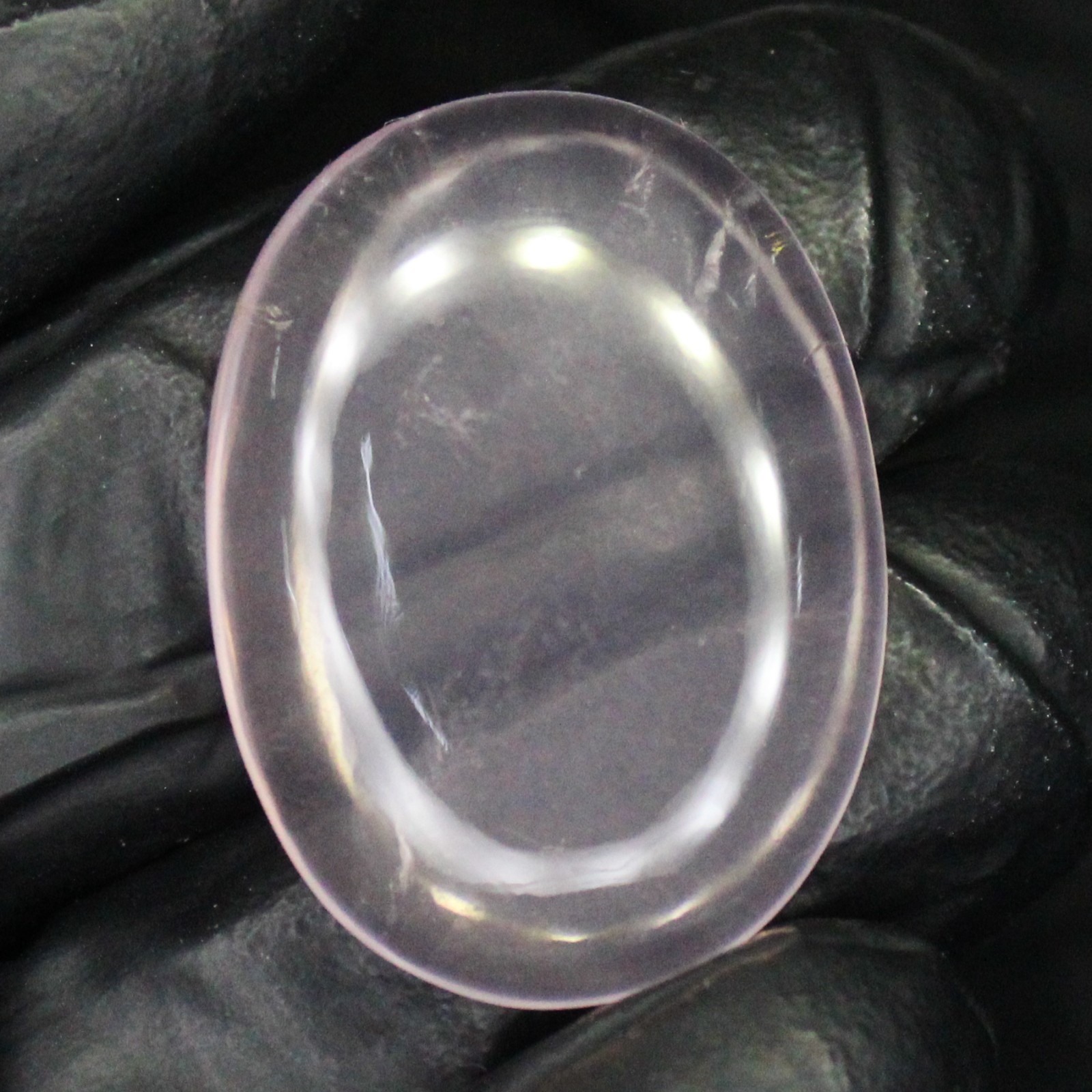 Natural Pink Rose Quartz Cabochon In Oval Shape 28.00 Carats 27x20x6 mm Size