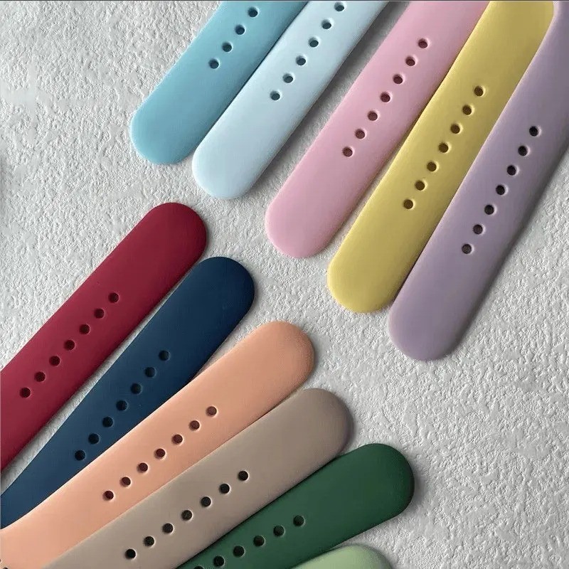 For Apple Watch Silicone Band Strap Series SE 1 2 3 4 5 6 7 Sports 38/40/42/44mm