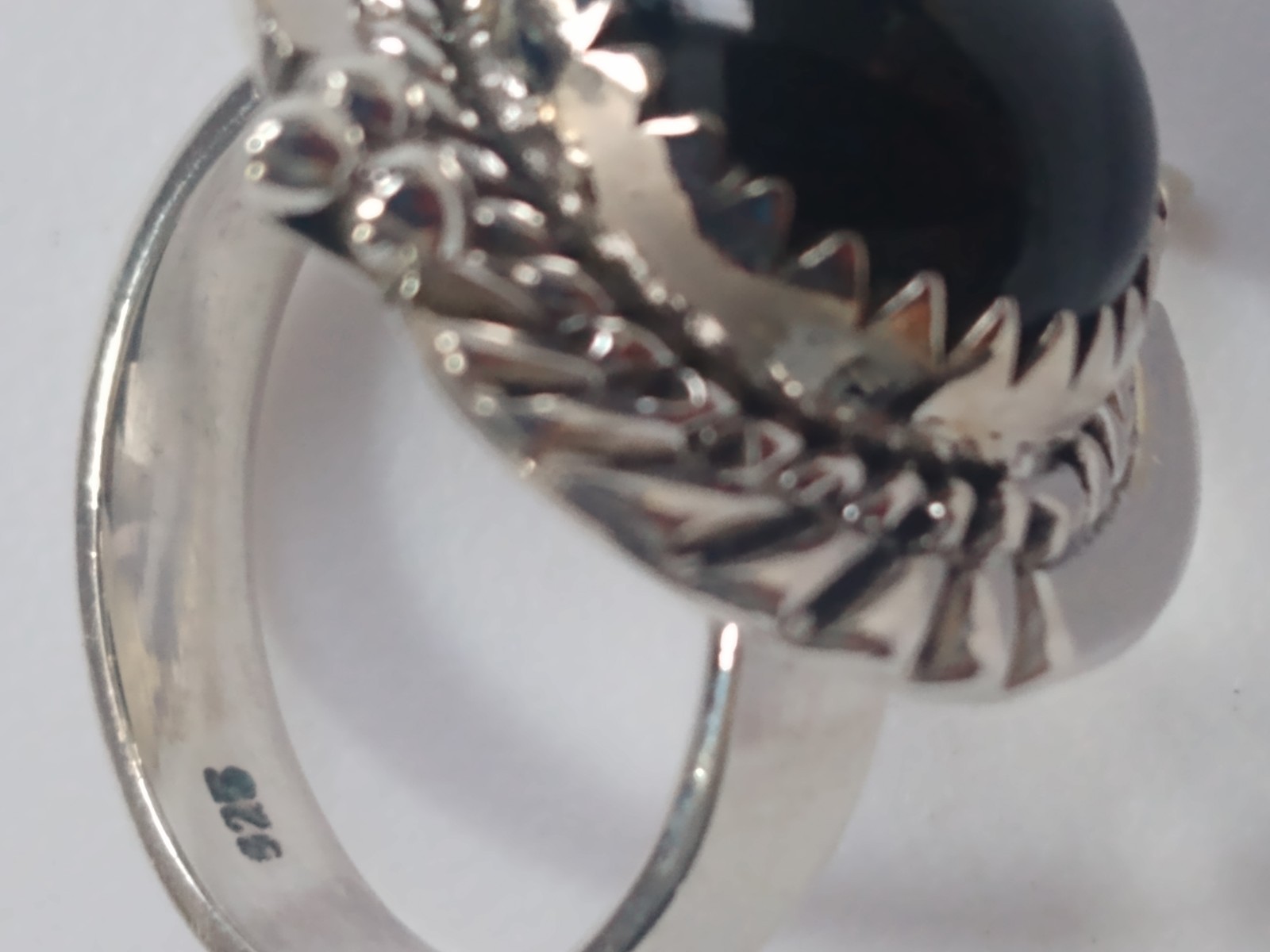 Black Onyx Gemstone Handmade 925 Sterling Silver Jewelry Ring Size 5 & 6.00 G