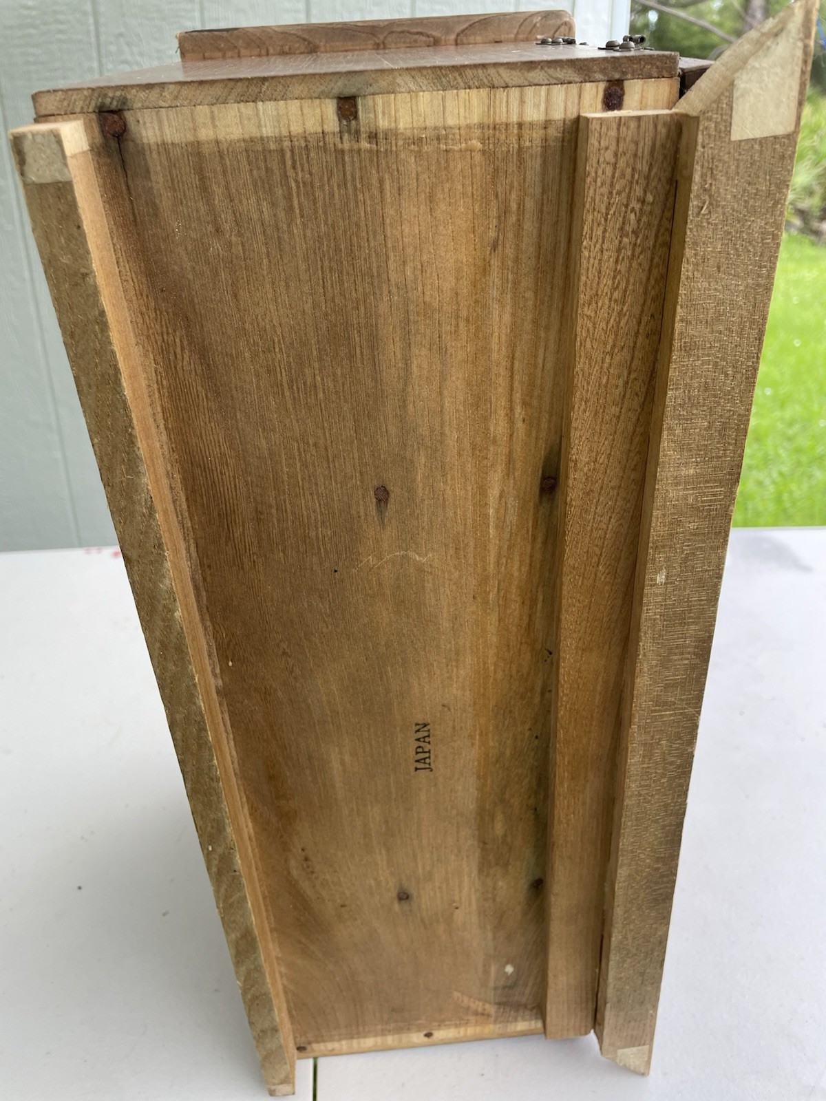 vintage wooden jewelry box