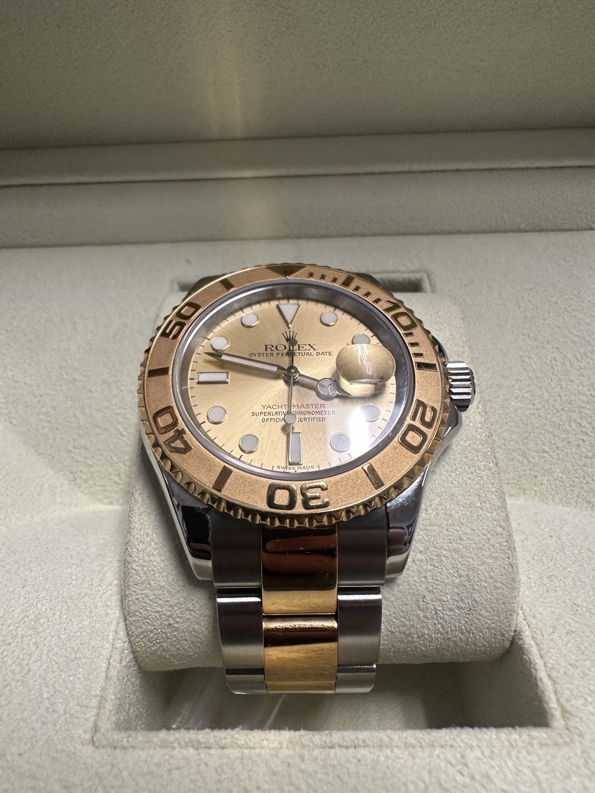 Rolex Yacht Master 40mm 16623 Two Tone Watch With Box