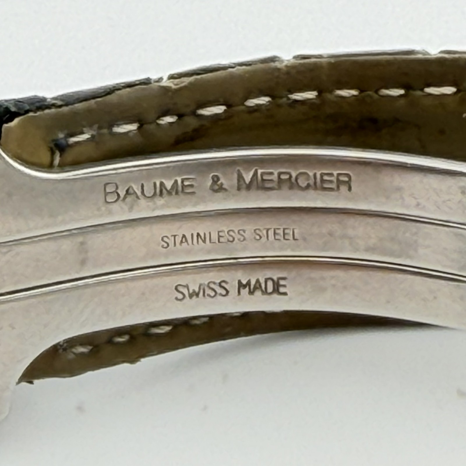 BAUME & MERCIER CAPELAND CHRONOGRAPH STAINLESS STEEL WATCH MV045216