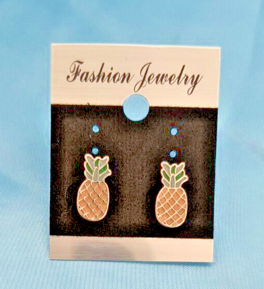 New Fashion Jewelry Girls Teens Post/Stud Earrings Pineapples Multicolor