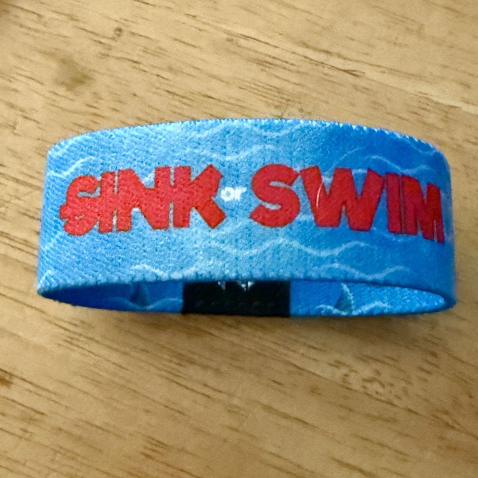 New! ZOX Strap *SINK OR SWIM – MANATEE!* Sz LARGE – Reversible Wristband w/ Card