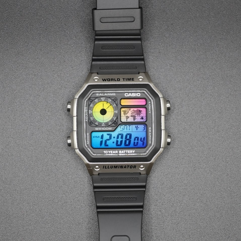 Beach Sunset | CASIO AE-1200WHD Royale | World Time Watch | Mod 🌅