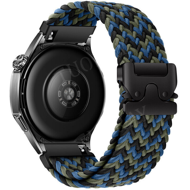 Braided Nylon Loop Watch Strap Band for Garmin Vivoactive 3S/4S/Venu 3S/2S/Rey
