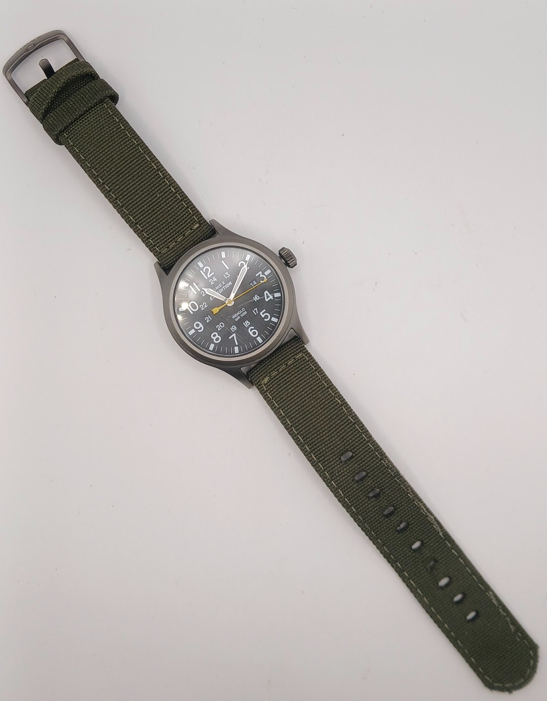 Timex Expedition Field Watch – Olive Green Nylon Strap – Indiglo – Durable