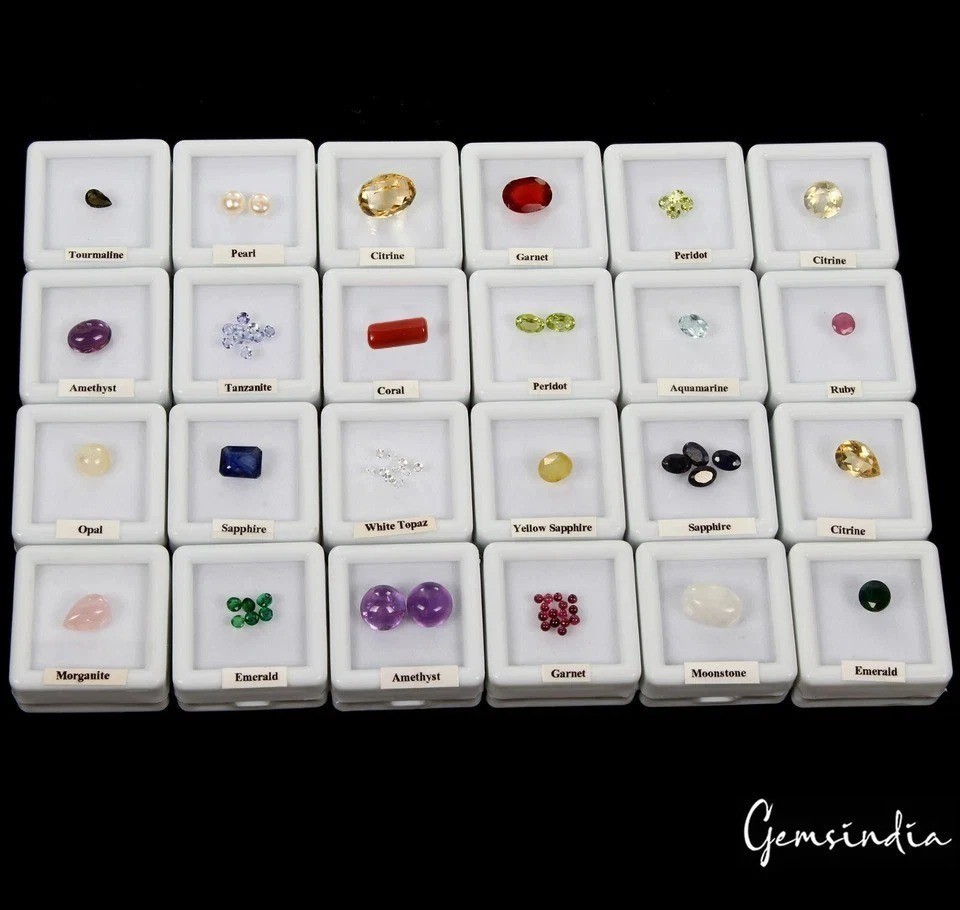 70 Pcs Estate Genuine Semi Precious Loose Gemstone Lot Collection 200$ Plus Retl