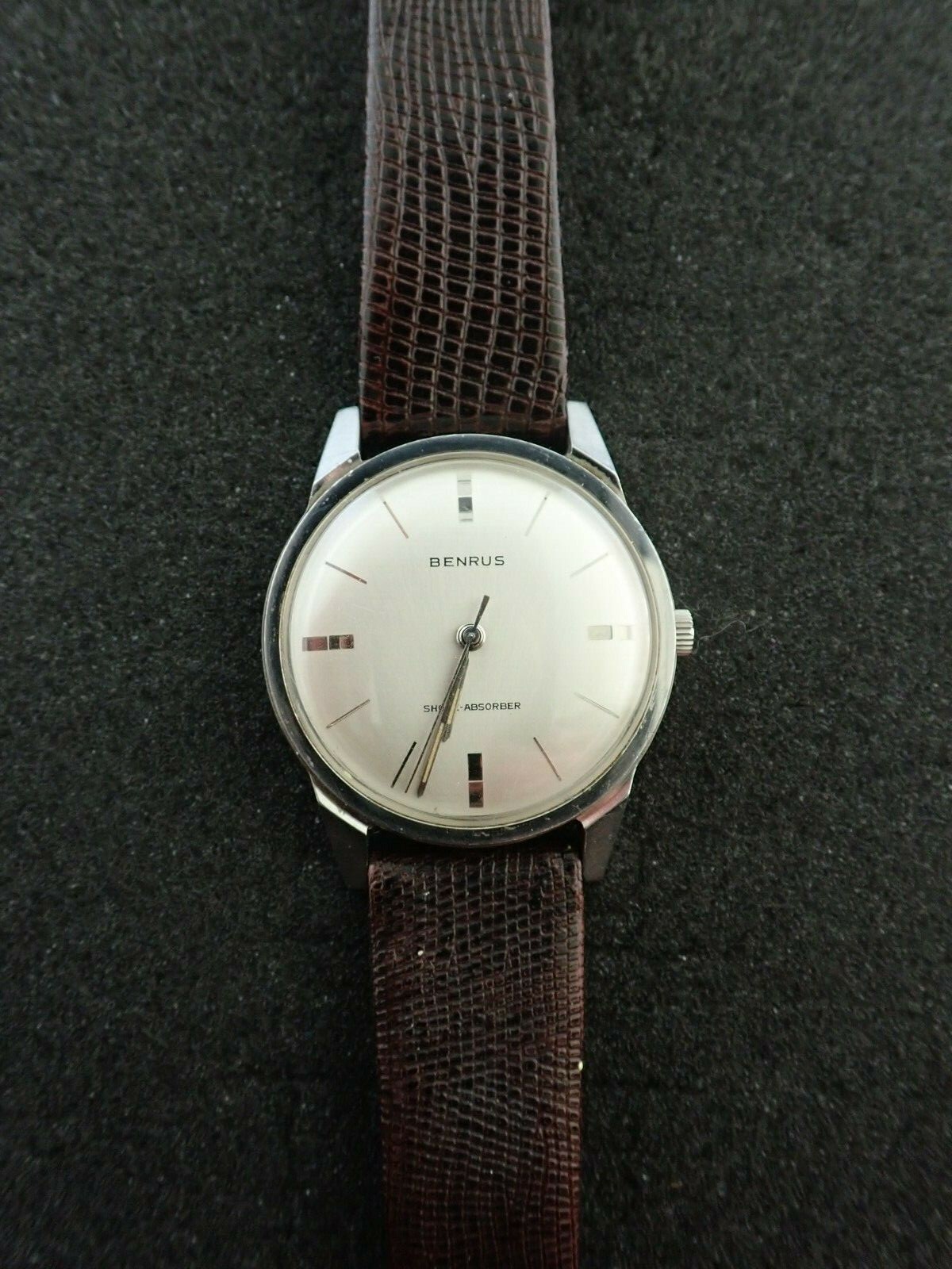 VINTAGE MENS BENRUS WRISTWATCH SERIES L3021 MODEL DR2F CAL 2372