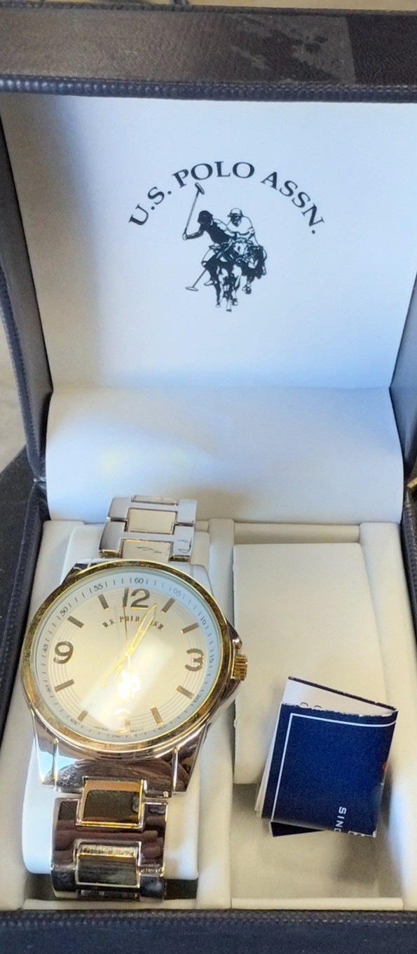 Men’s U.S. Polo Assn. Watch SR626SW Stainless steel Castback PC21J Watch