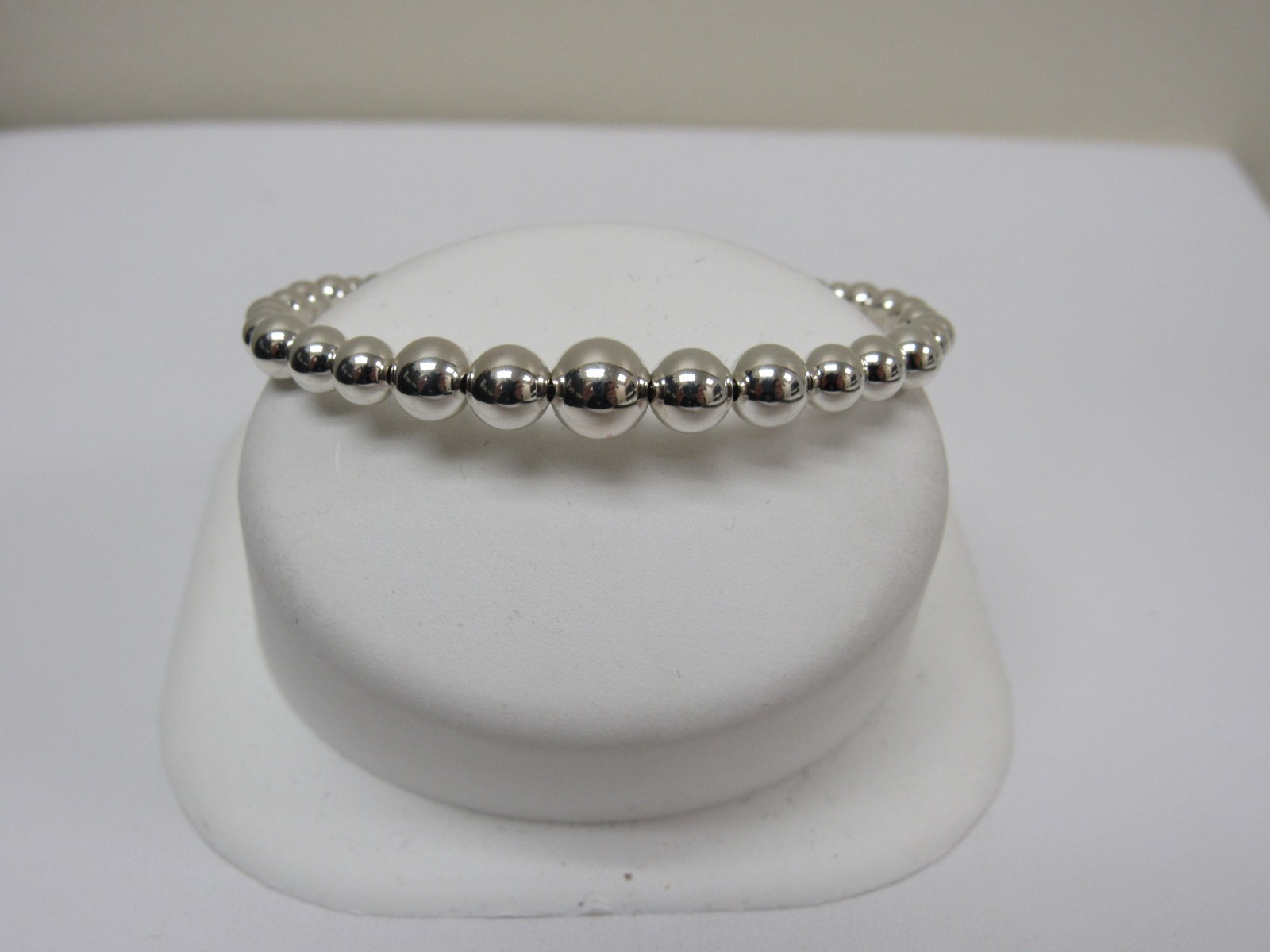 Designer LAGOS Sterling Silver Caviar Bubbly 7mm Cuff Bracelet