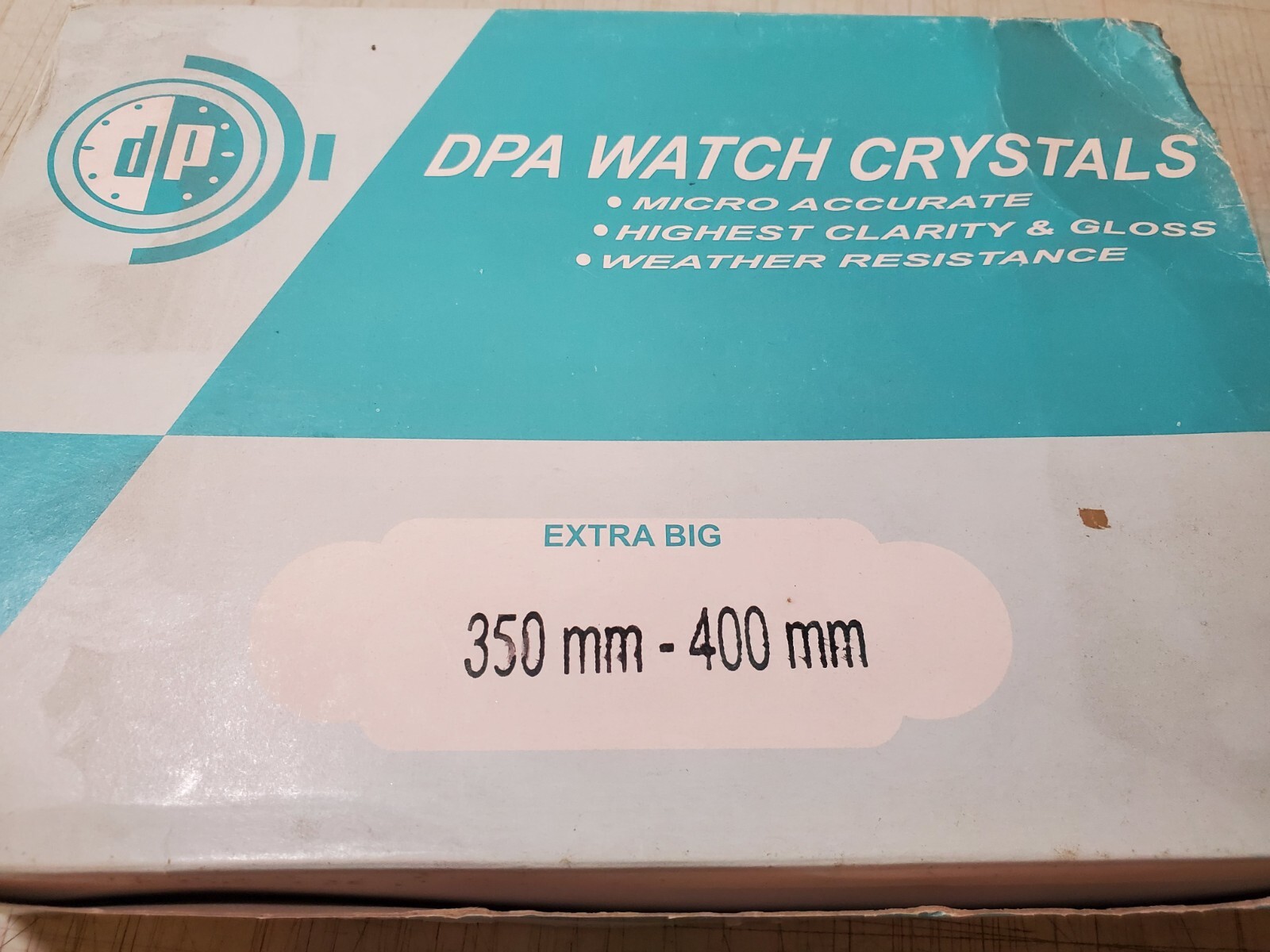 DPA Replacement Watch Crystal Acrylic 35mm-40mm Deluxe Extra Big NEW