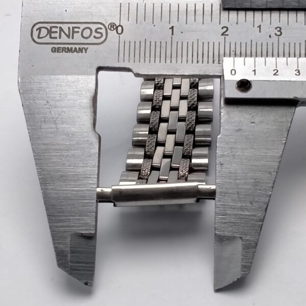Adjustable 16 mm To 22 mm Seiko Rail Road Stainless Steel Vintage Watch Bracelet