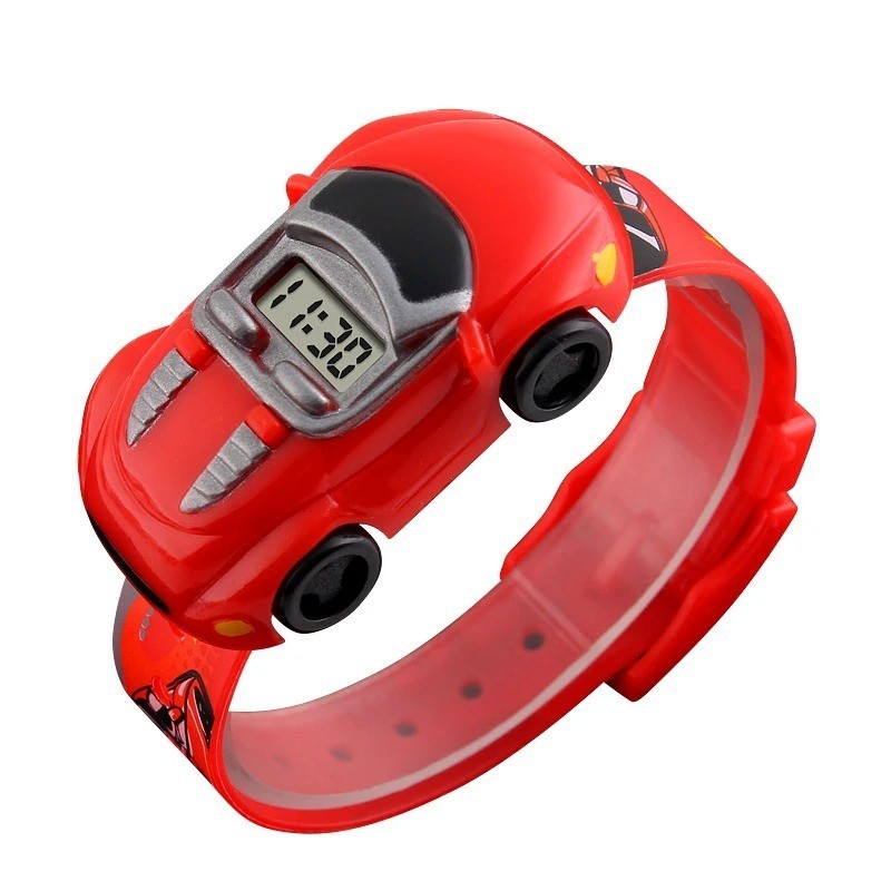SKMEI Kids Car Cartoon Watch Boys Girls Quartz Wristwatch Birthday Gift New