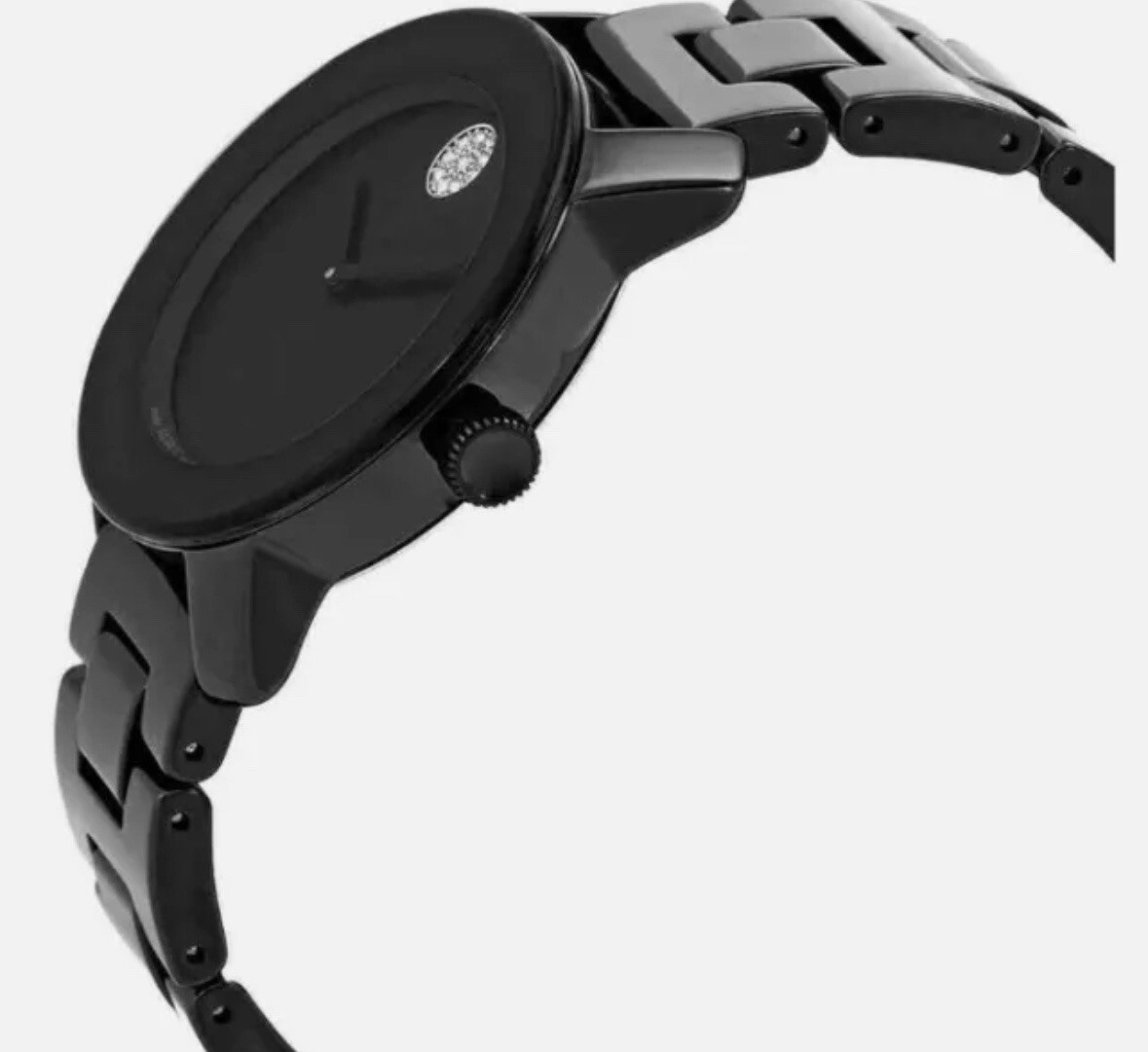 Brand New Movado Bold Women’s Black Dial and Black Ceramic Watch 3600803