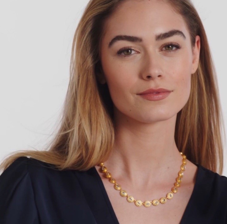Julie Vos Tudor Tennis Necklace