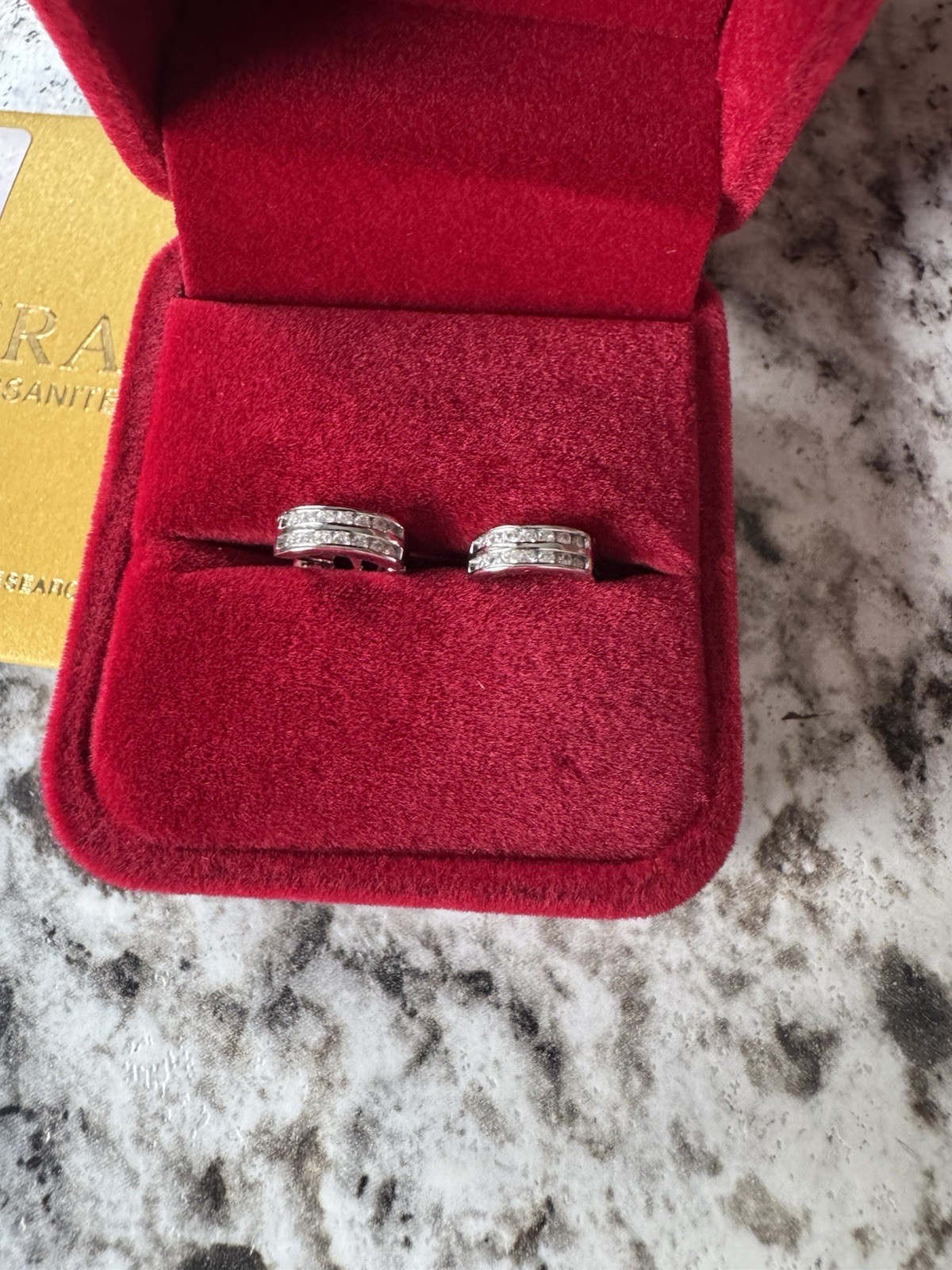 925 Sterling Silver Moissanite Hoop Earrings 0.23ctw VVS D GRA