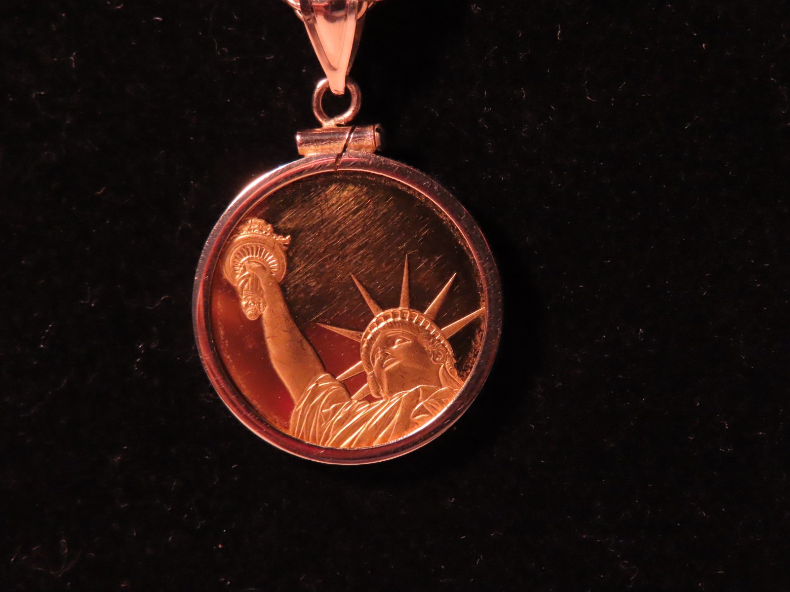 2021 Solomon Islands 1/4oz 24K Gold Coin Pendant & 1.3oz Solid Gold Rope Chain