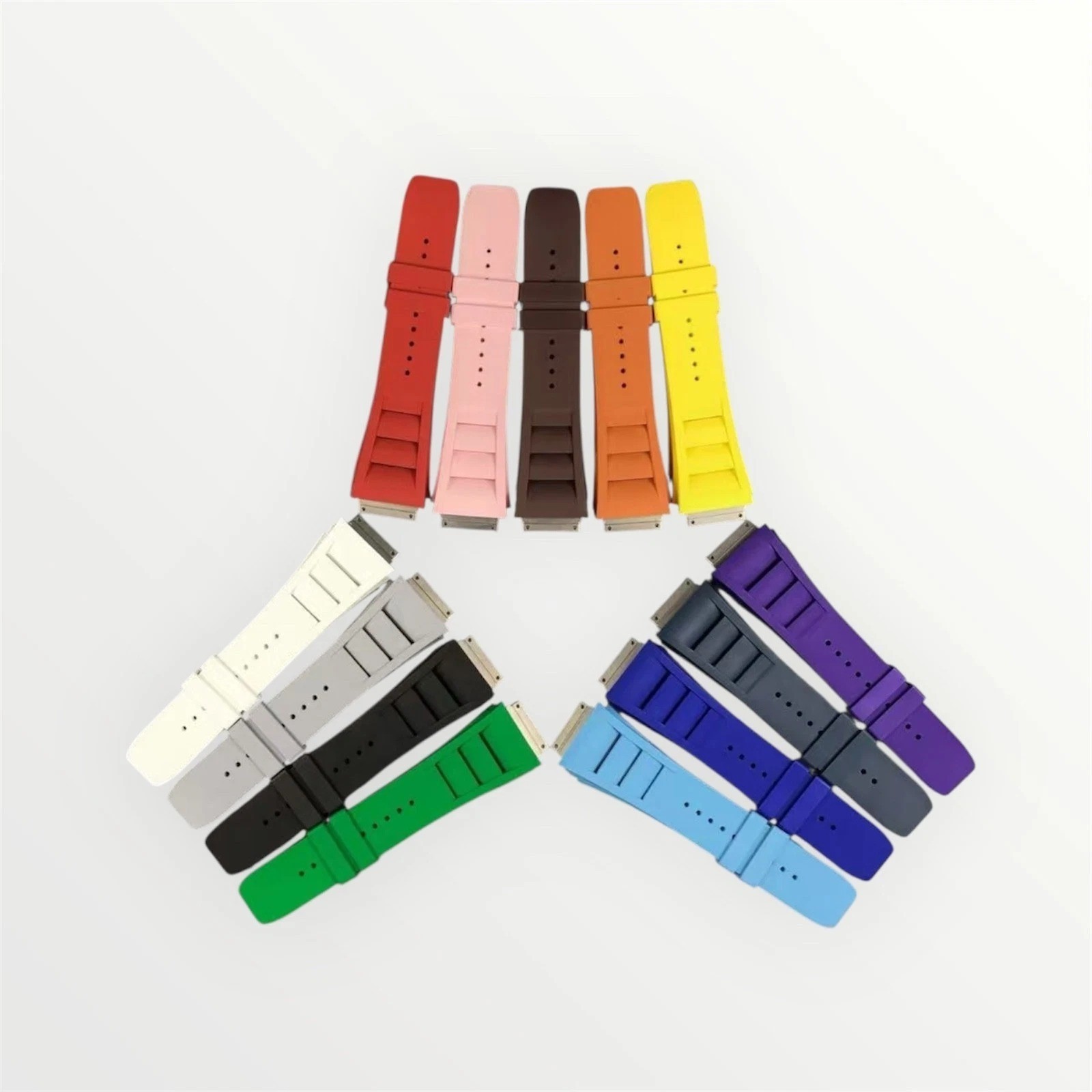 Replacement Medium Rubber Watch Strap Fits Richard Mille RM010 RM029 M Size