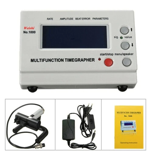 Weishi MTG-1000 Timegrapher Mechanical Watch Timing Tester Multifunction Machine