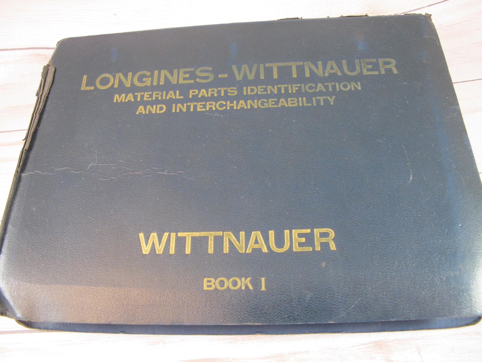 WITTNAUER VINTAGE BLUE BOOK 1 MATERIAL PARTS IDENTIFICATION BINDER CATALOG