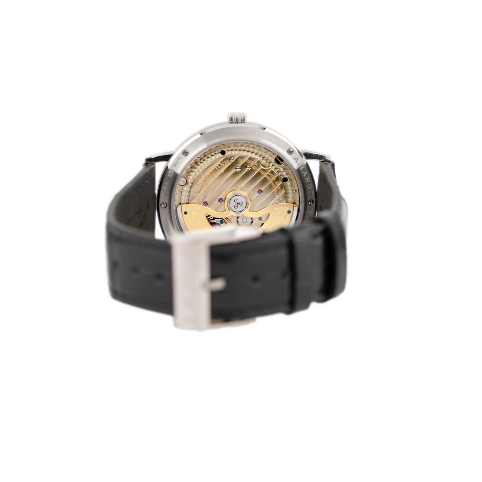 A. Lange & Sohne Saxonia Automatic White Gold Silver Dial 38.5mm 380.026