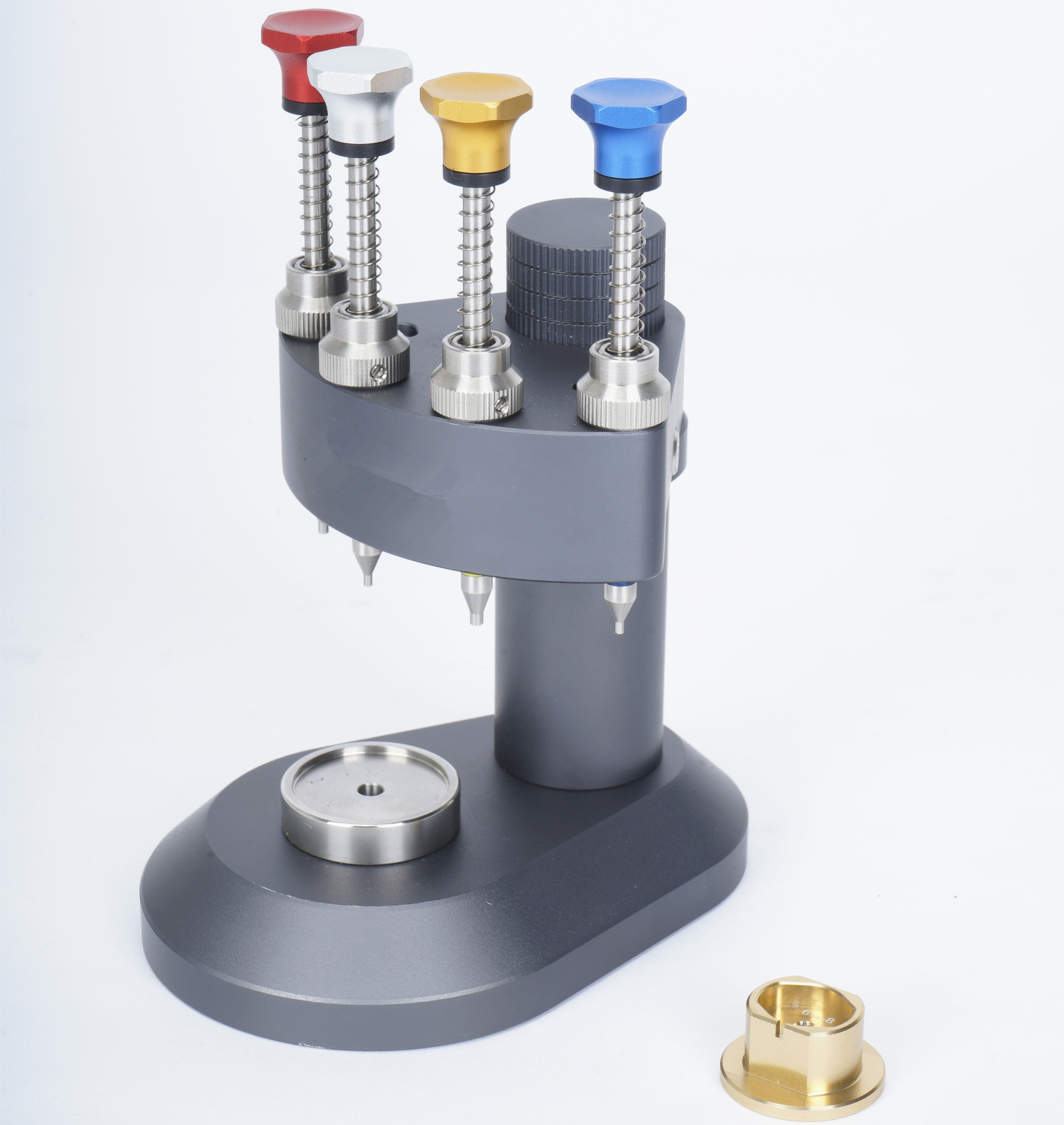 4-Pin High-Precision Watch Hand Presser Press Kit Watchmaker Repair Setting Tool