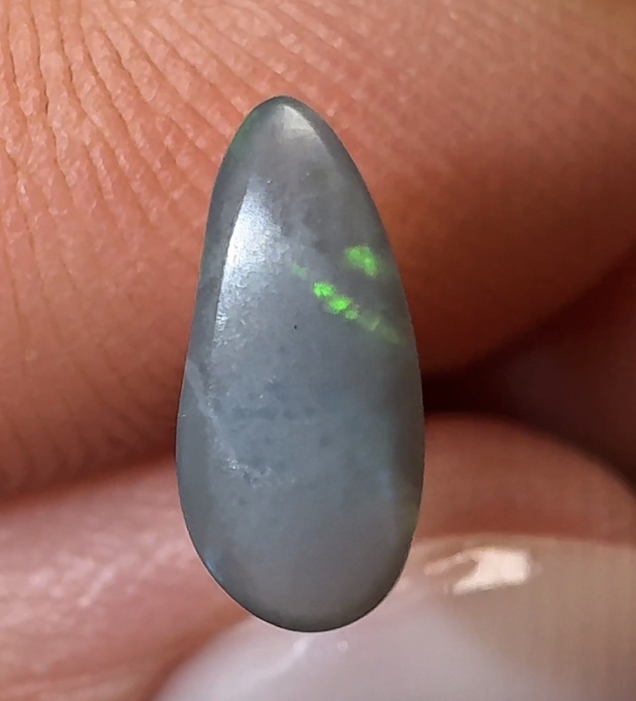 Natural Solid Australian Dark Opal 0.55ct, Lightning Ridge, jewelry making stone