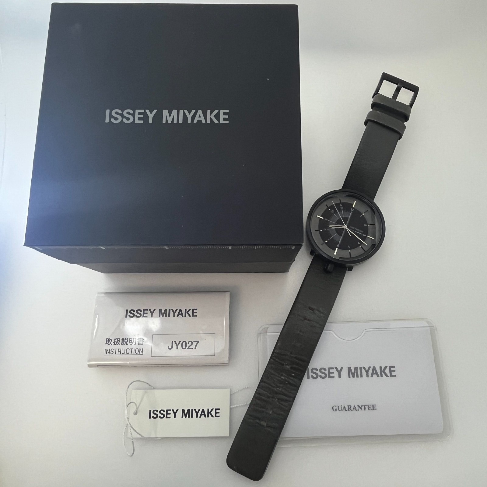 SEIKO ISSEY MIYAKE 1/6 Nao Tamura Watch leather Band Japan AUTOMATIC w/Box #570A