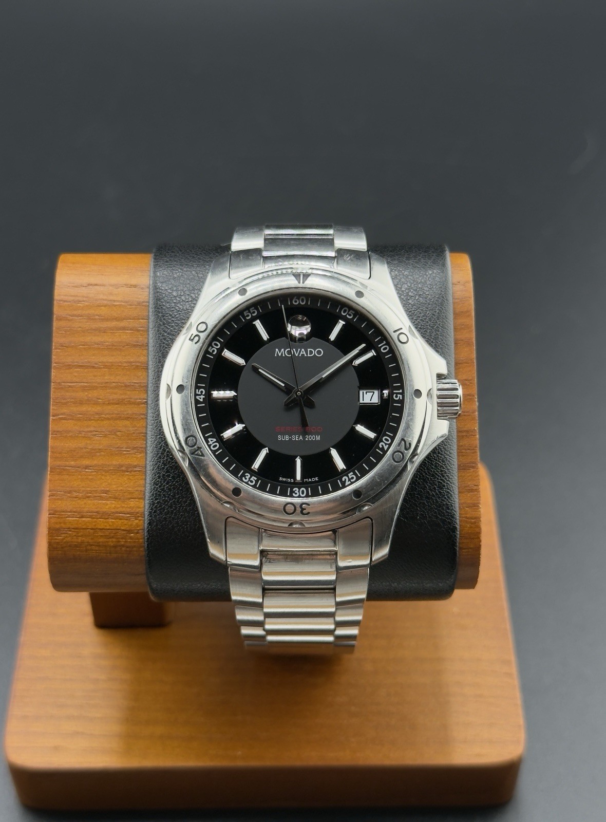Movado Series 800 Sub-Sea 200m Black Face Men’s 40mm Watch