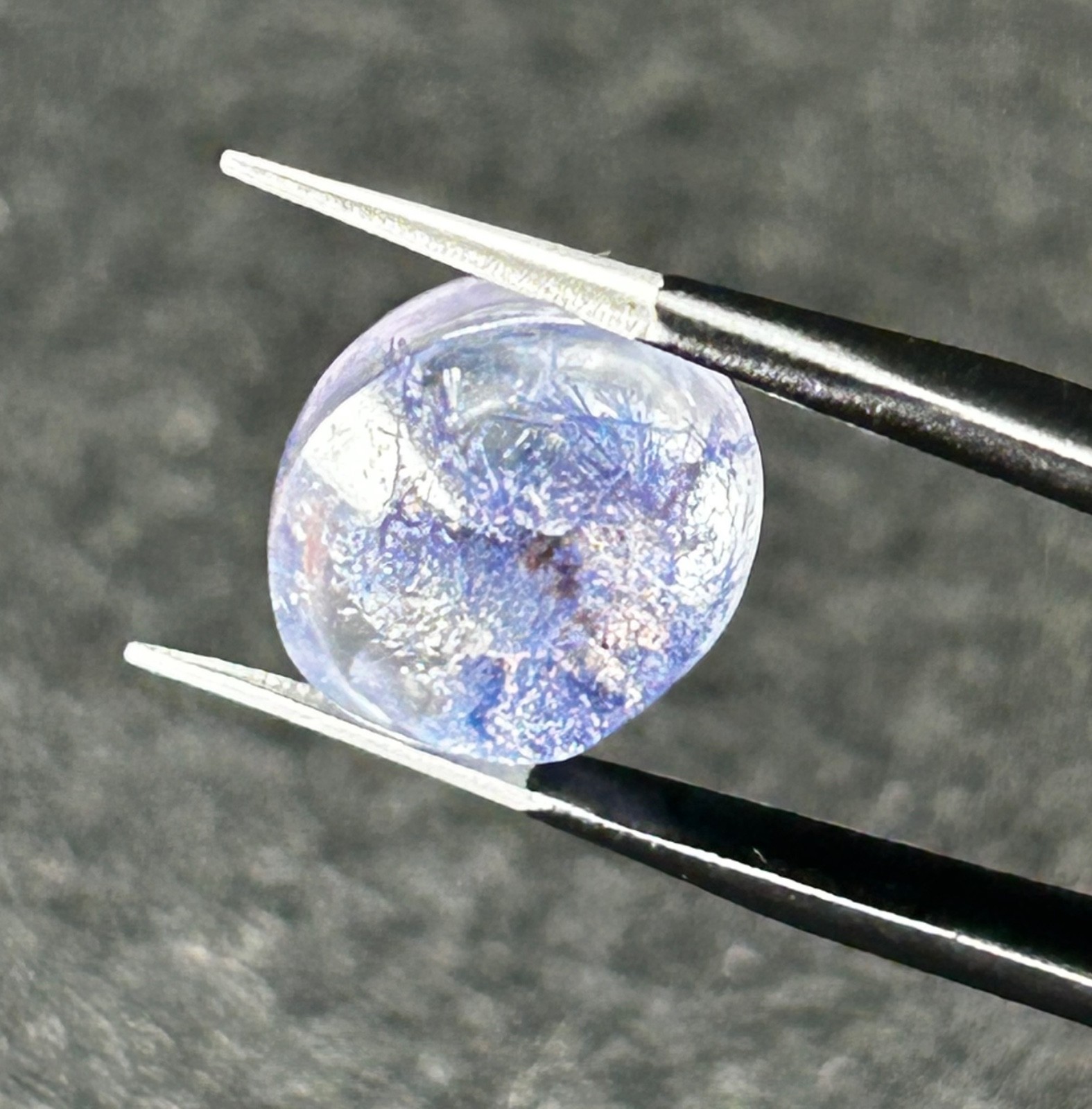 LPDS-1 Dumortierite in Quartz blue 6.40ct 12x10x7mm rough dumo