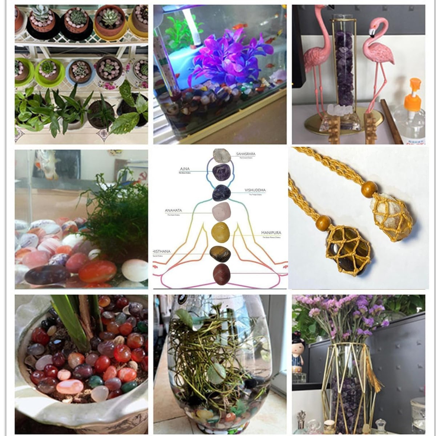 15+ Kinds 100pcs Assortment Healing Stones Mixed Tumbled Polished Stones for …