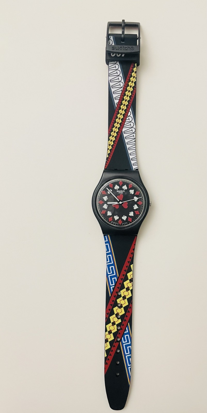 Swatch GZ340 Casino Royale 007 James Bond Swatch Watch in ORIGINAL BOX RARE