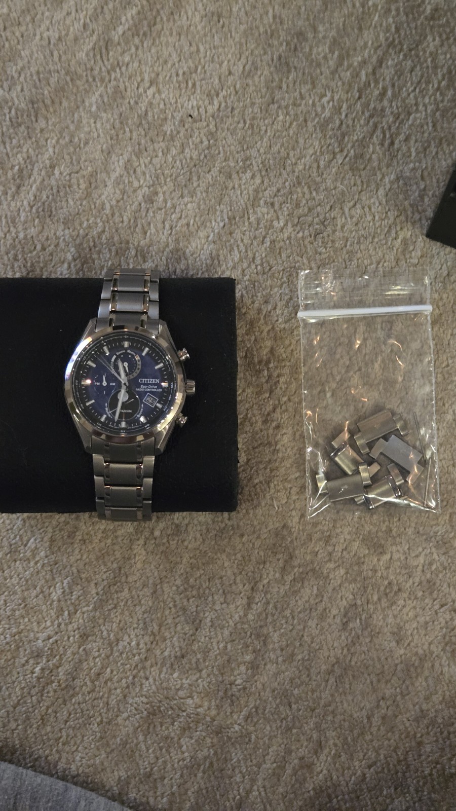 Citizen Tsuki-Yomi Eco-Drive Radio Controlled Titanium Watch