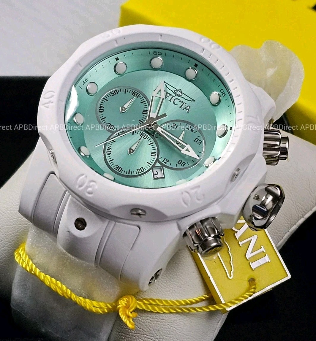 Invicta – AQUA PLATED Venom PHANTOM – 54mm AQUA Blue Chronograph – Mens Watch