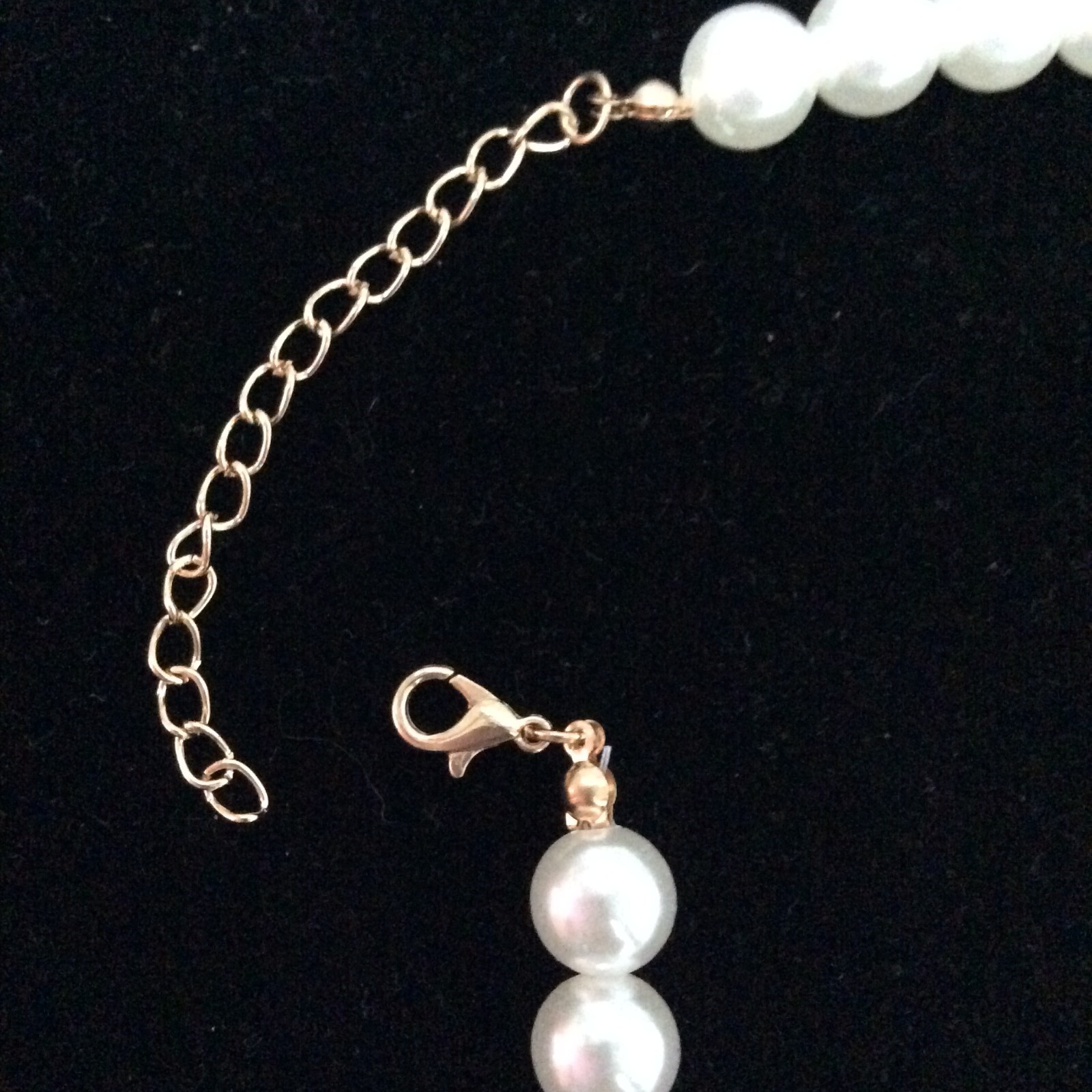 Pearl Tight Choker 32cm/12.5inch Necklace – Medium 8mm Faux Pearls