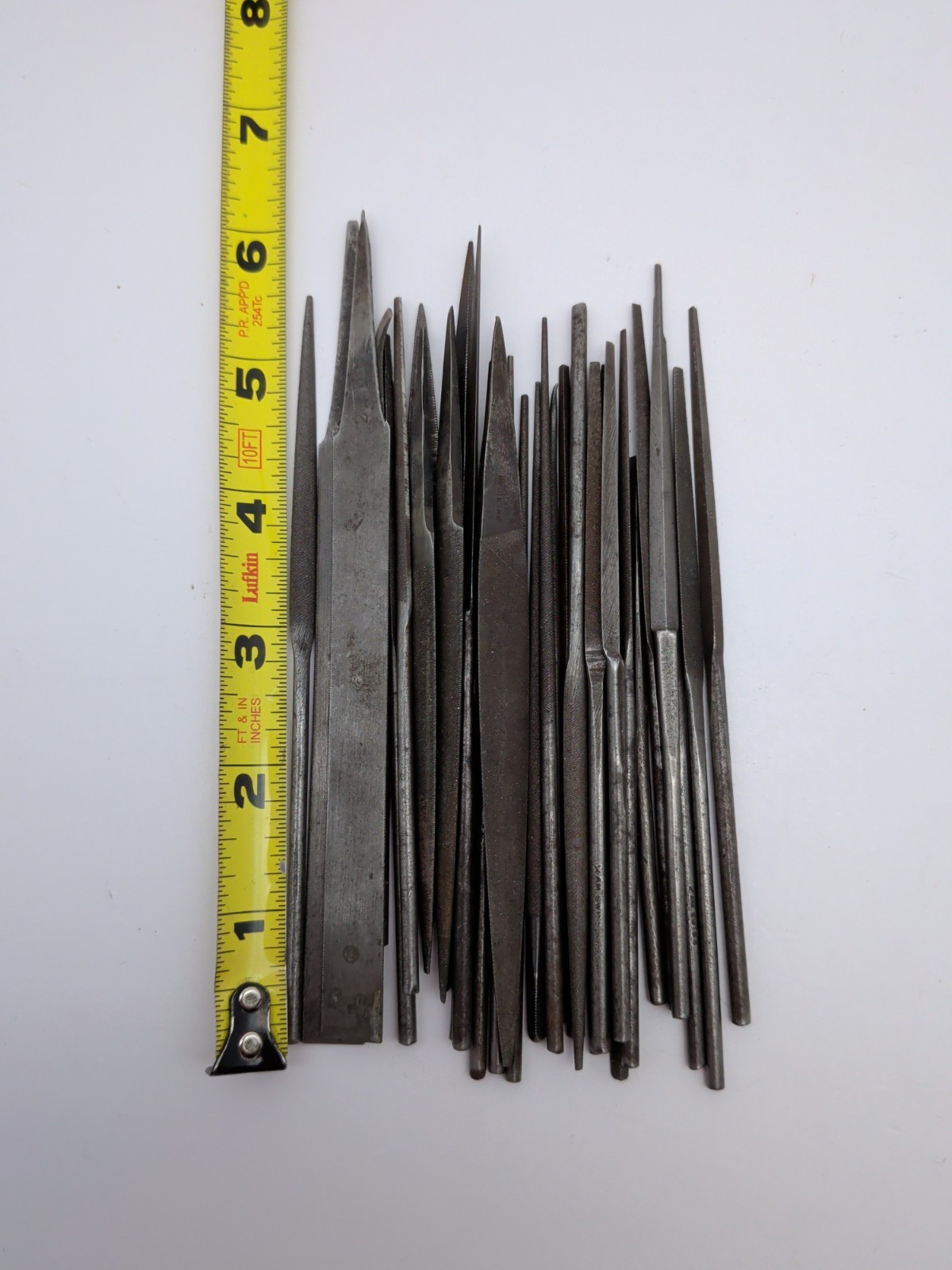 LOT OF 32: Vintage Jewelry Jeweler Watchmaker Precision METAL FILES ALL AM SWISS