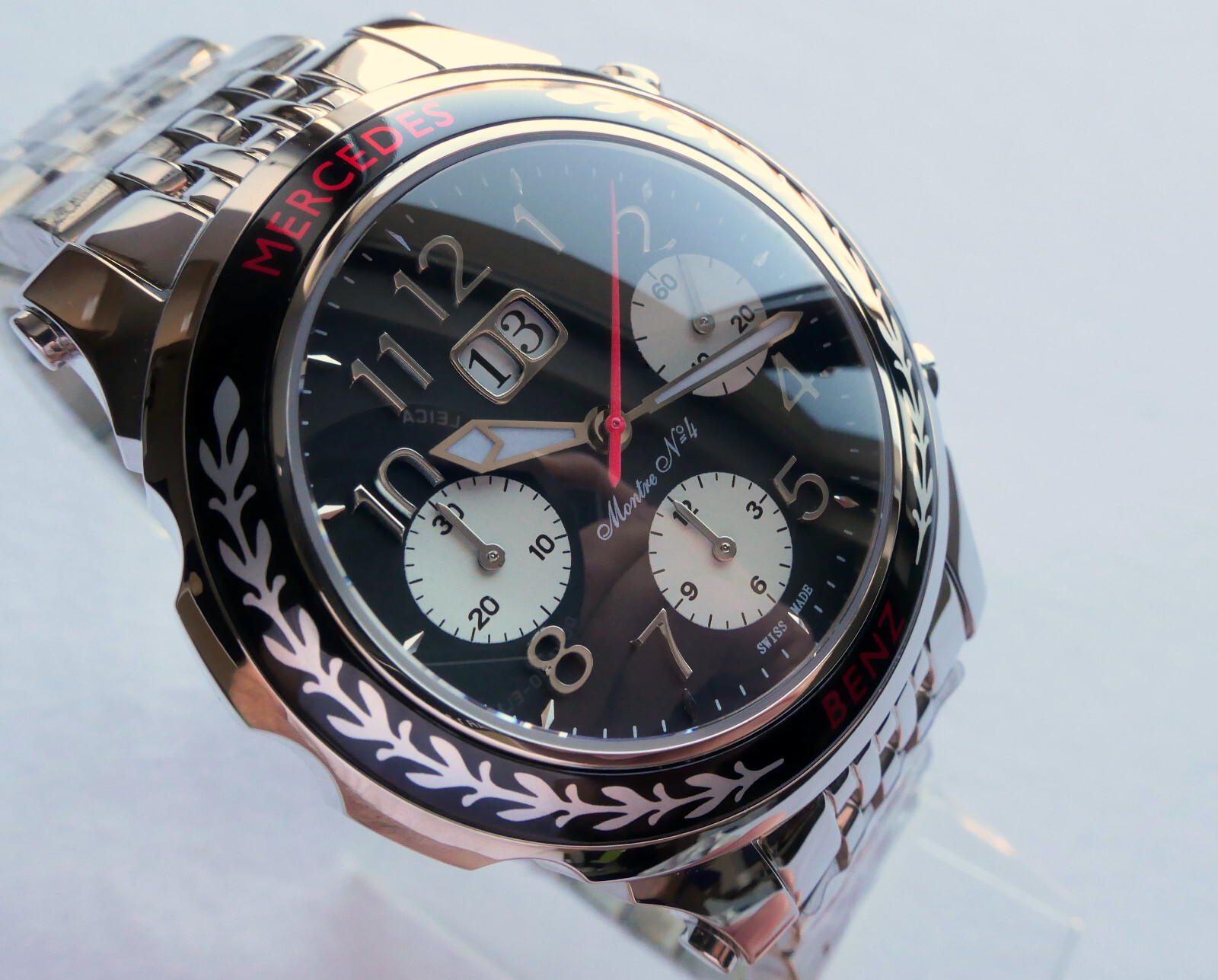 Mercedes Benz Classic Car Accessory Grand Data Swiss Automatic Chronograph Watch