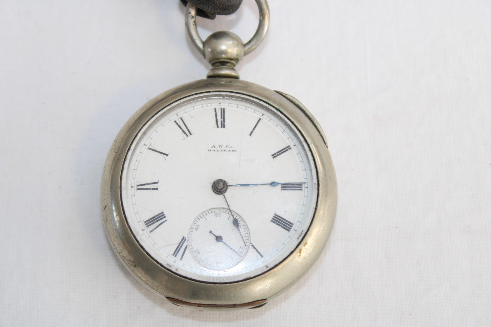 Waltham P.S Bartlett Silveroid Antique Pocket Watch Model 1877 Serial 2155189