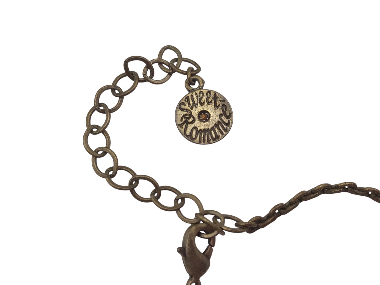 Sweet Romance Gothic Victorian Charm Necklace 17”, Vintage Antique Style