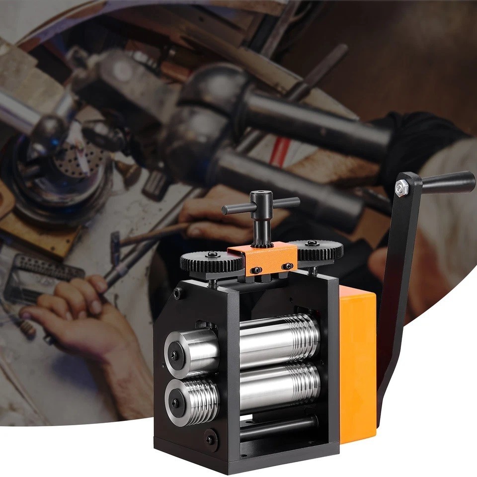 Rolling Mill 2.95″/75 mm Jewelry Rolling Mill Machine 1: 2 Gear Ratio