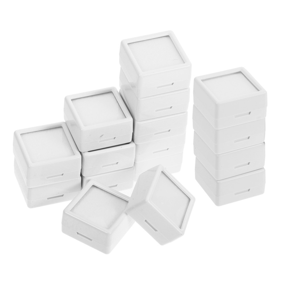 20 Jewelry Show Box Presentation Case Display for Rocks Container Pcs