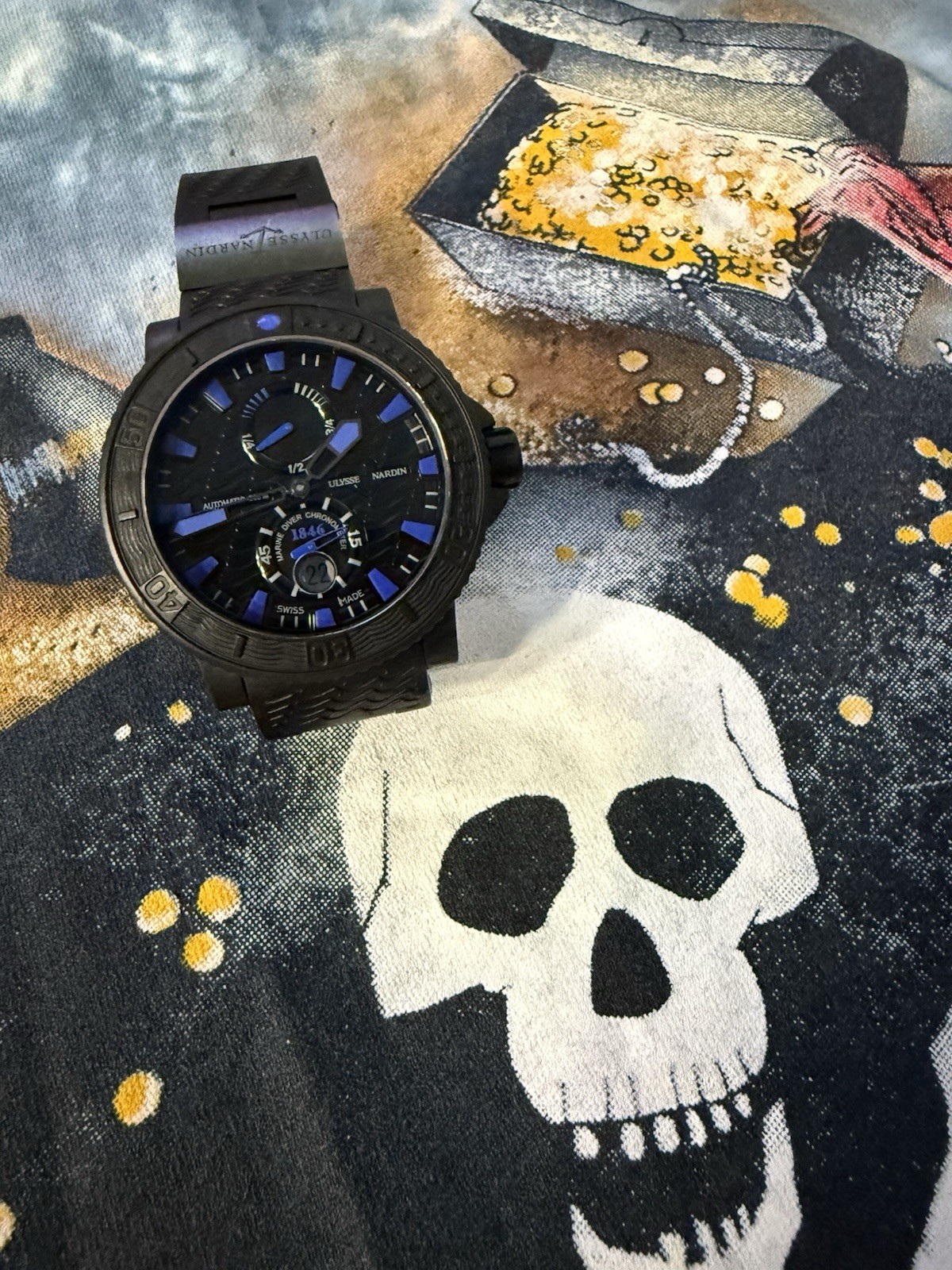Ulysses Nardin Maxi Marine Diver “Black Sea: Blue”